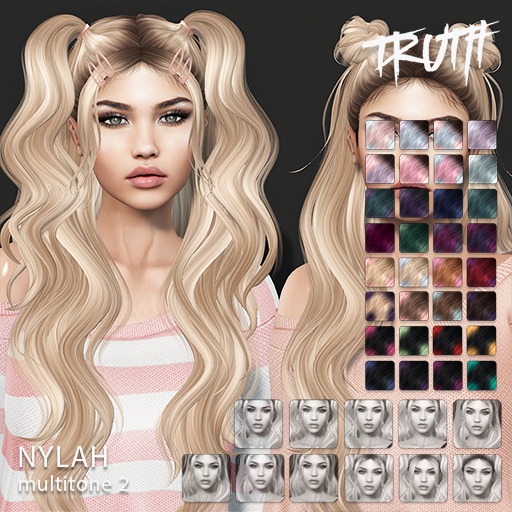 TRUTH Nylah (Fitted Mesh Hair) - Multitone 2