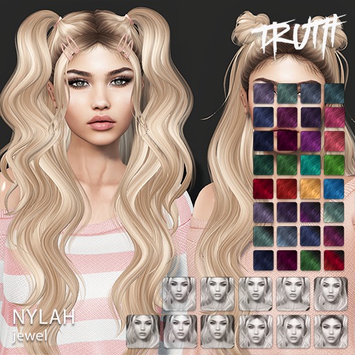 TRUTH Nylah (Fitted Mesh Hair) - Jewel