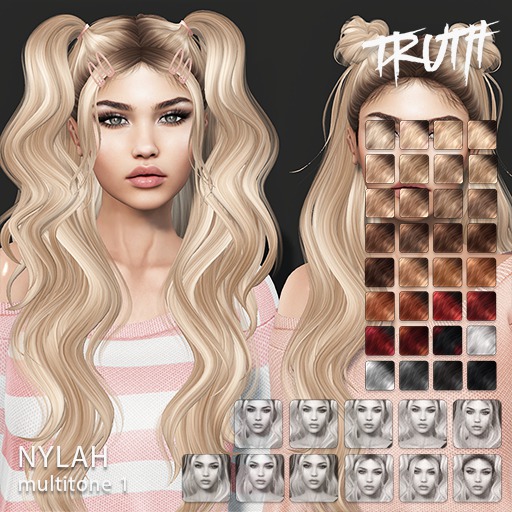 TRUTH Nylah (Fitted Mesh Hair) - Multitone 1