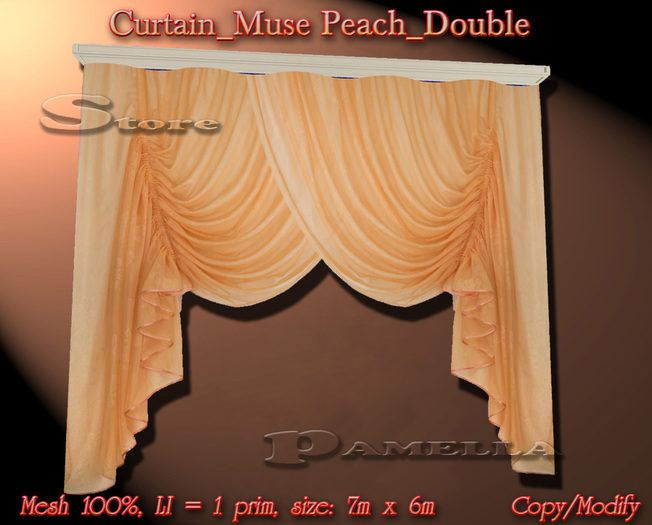 Curtain_Muse Peach_Double