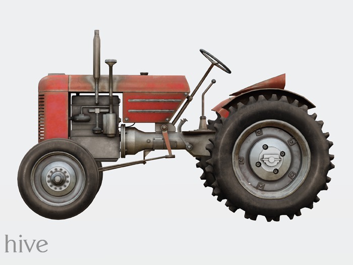 hive // old tractor . set A [wear to unpack]