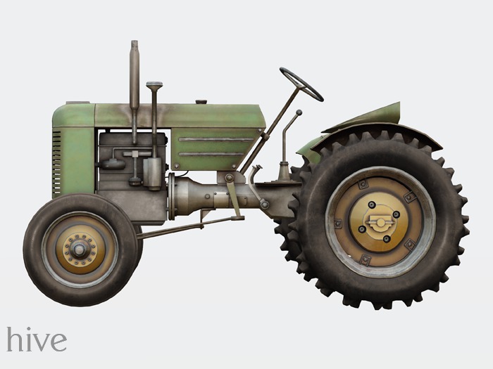 hive // old tractor . set B [wear to unpack]