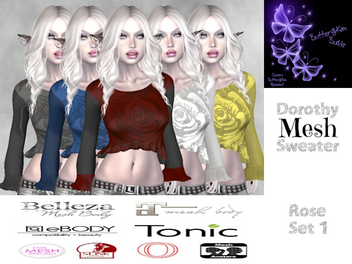 Dorothy Sweater - Rose Set 1