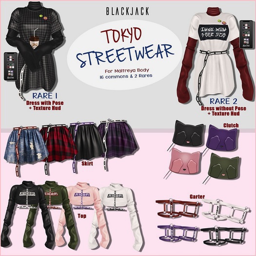 BJK* Tokyo StreetWear Clutch Pink