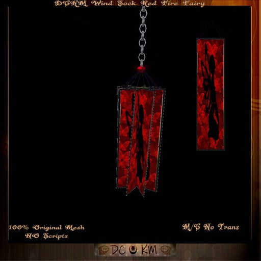 DCKM Wind Sock Red Fire Fairy