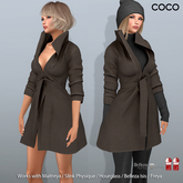 *COCO*_BeltedCoat_DarkBrown