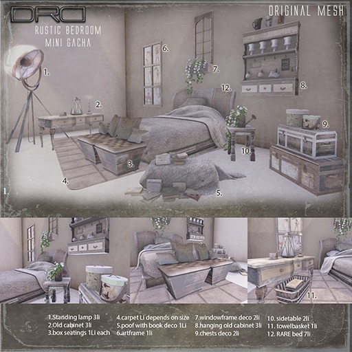 -DRD- 12.DRD- RB - Bed RARE