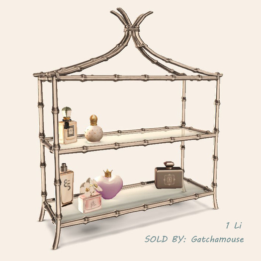 -tres blah- Golden Cage - Perfume Display (Silver)