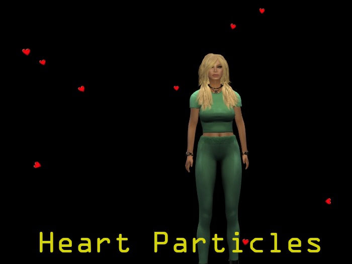 Heart Particles - Red