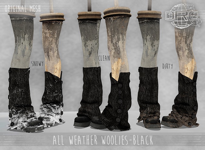 -DRD- All Weather Woolies - Black