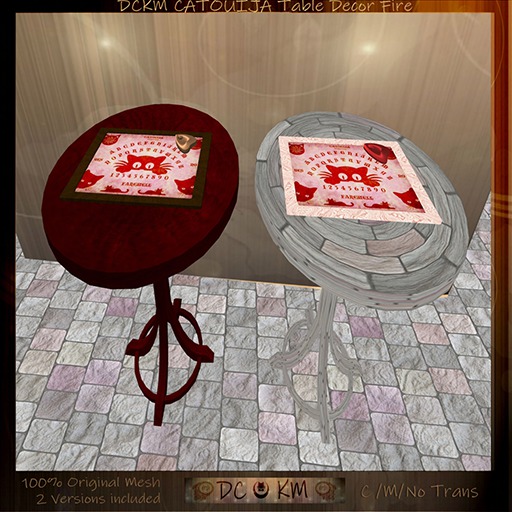 DCKM CATOUIJA Table Decor Fire