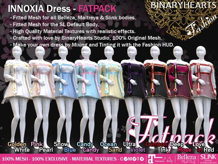 BINARYHEARTS - INNOXIA Dress (FATPACK)
