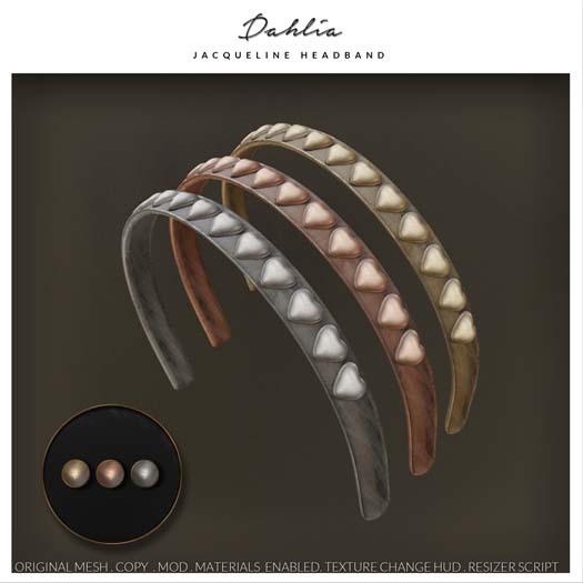 Dahlia - Jacqueline - Headband