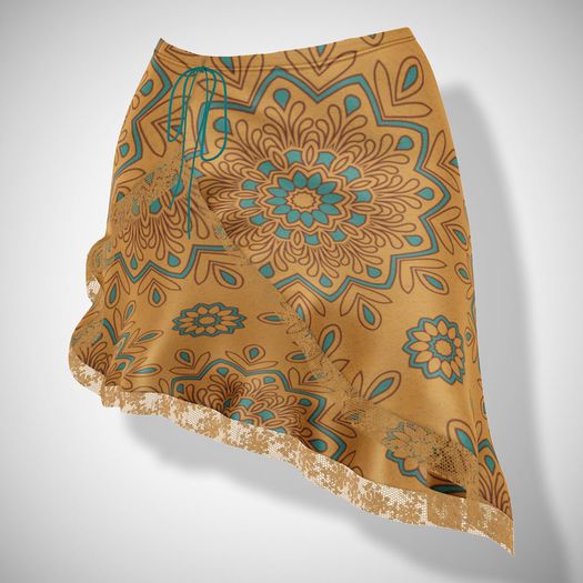 ChicModa // Rhi Skirts // GOLD BOHO