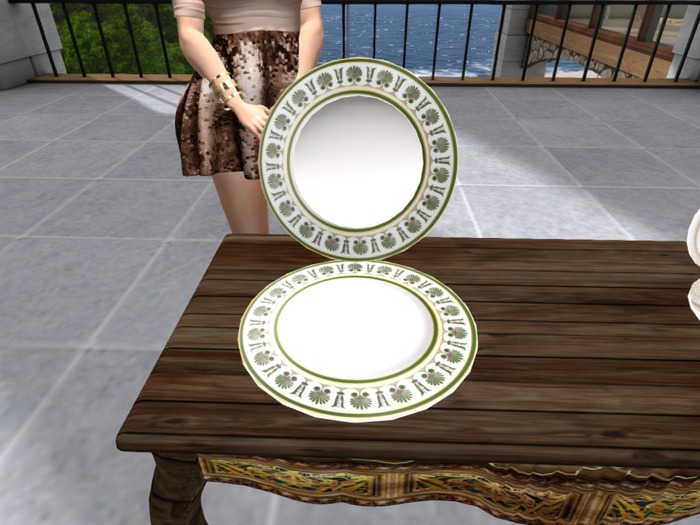Green Palm Plate