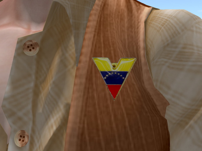 Venezuela Victory Pin