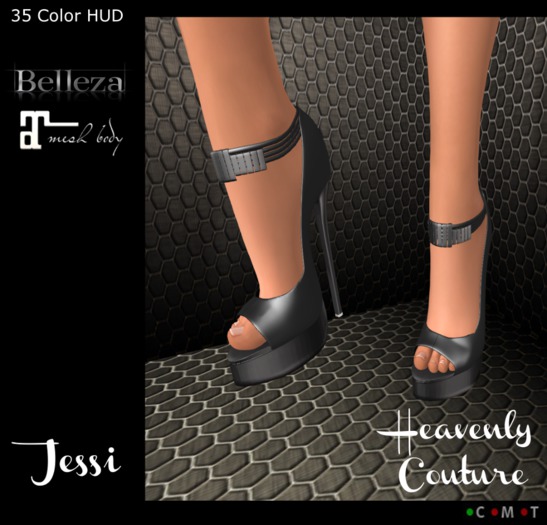 :::[Heavenly]::: Jessi Open Toe High Heels