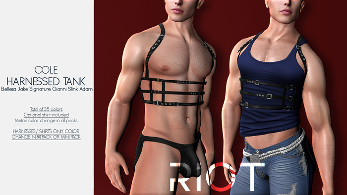 RIOT / Cole Harnessed Tank - Fatpack