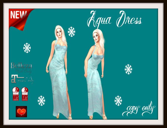 Aqua Dress