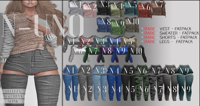 N-Uno - Sonya // Belleza Freya 4 PC SET 3.5.9.9