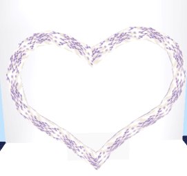 AA Heart Arch purple wedding large