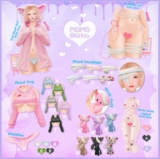 :: MOMOCHUU :: Candy Monster - Bandage set - MT RARE