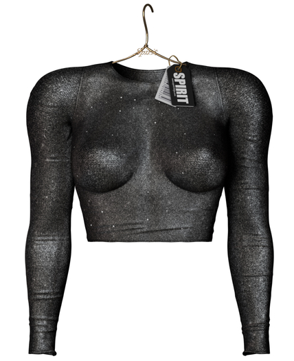 SPIRIT - Suzi top [SILVER]