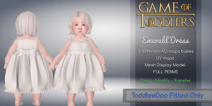 {GoT} Emerald Dress [Full Perm] (wear)