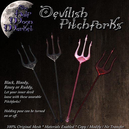 The Half Moon Market - Devilish Pitchforks - Ruddy