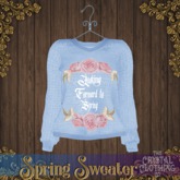 [CC Co.] Spring Sweater - Sky