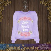 [CC Co.] Spring Sweater - Lavender