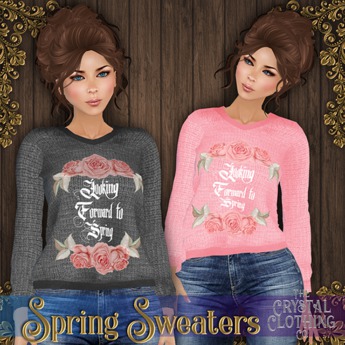 Second Life Marketplace - [CC Co.] Spring Sweater - Sky