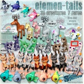 ~silentsparrow~ Weasel (Magic) Wind Elemen-tails! RARE