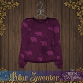 [CC Co.] Polar Sweater - Wine