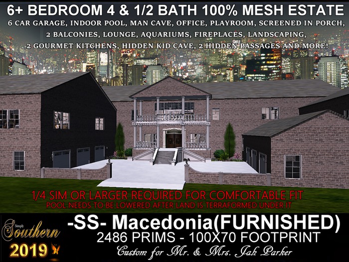 Second Life Marketplace SS Macedonia(FURNISHED)