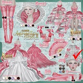 CUREMORE / Antoinette's Closet II / Delicate Stockings / Wine