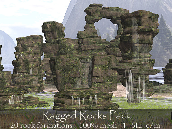 LOVE - RAGGED ROCKS PACK - PACK OF 20