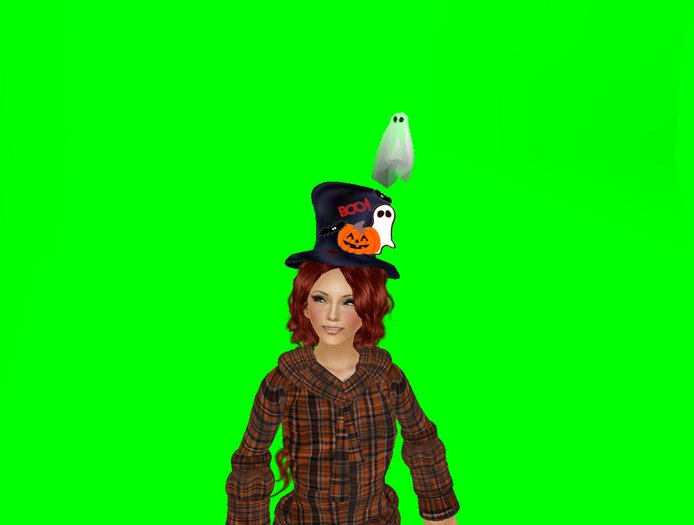 Boo Hat Flying Ghost (Ghost REALLY Flys Above Your Head!!)