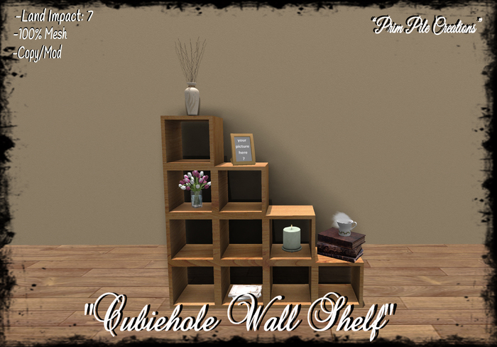 ~PPC~ Cubbyhole Wall Shelf  