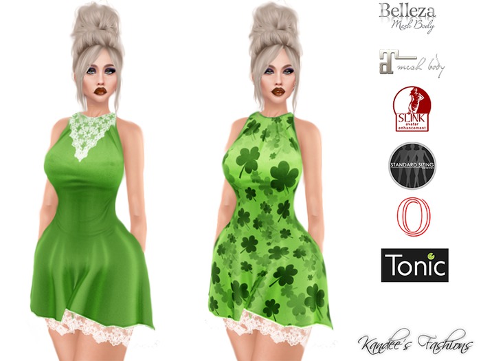 Saint Patrick's Day Mini Dress + Hud