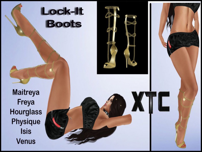XTC Lock-it Boots Gold