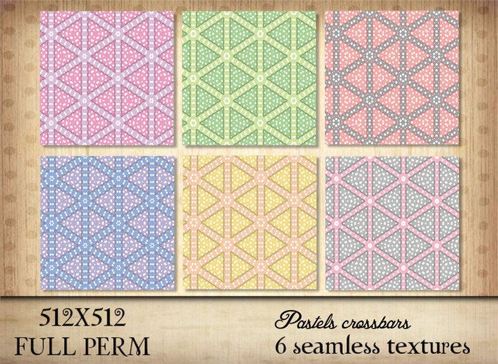 Pastels crossbars textures