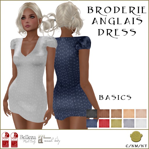 BM Broderie Anglais Dress Basics DEMO