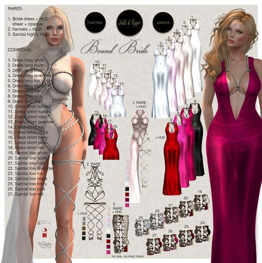 S&P bound bride - harness - Freya - RARE