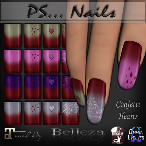 PS...Nails Confetti Hearts HUDS(add me)