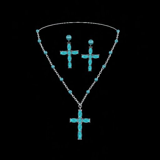 Turquoise Cross jewelry