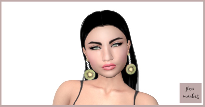 Kiwi Earring- Flea Market