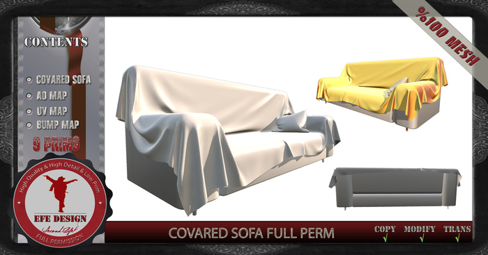 Covared Sofa Full Perm ADD