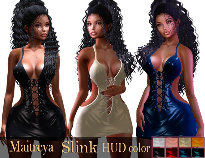 InStyl- Dress -Fatpack-HUD- (Maitreya ,Slink) 