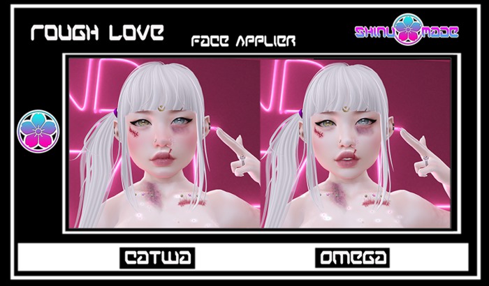 -::Shinu Made::- Rough Love - Face Applier- WEAR
